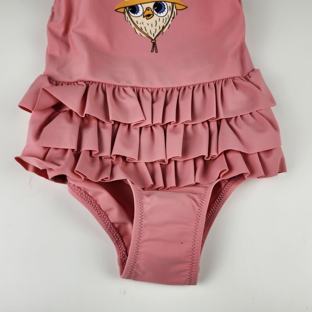 Mini Rodini Pink Ruffled One Piece Swimsuit - Picture 3 of 5